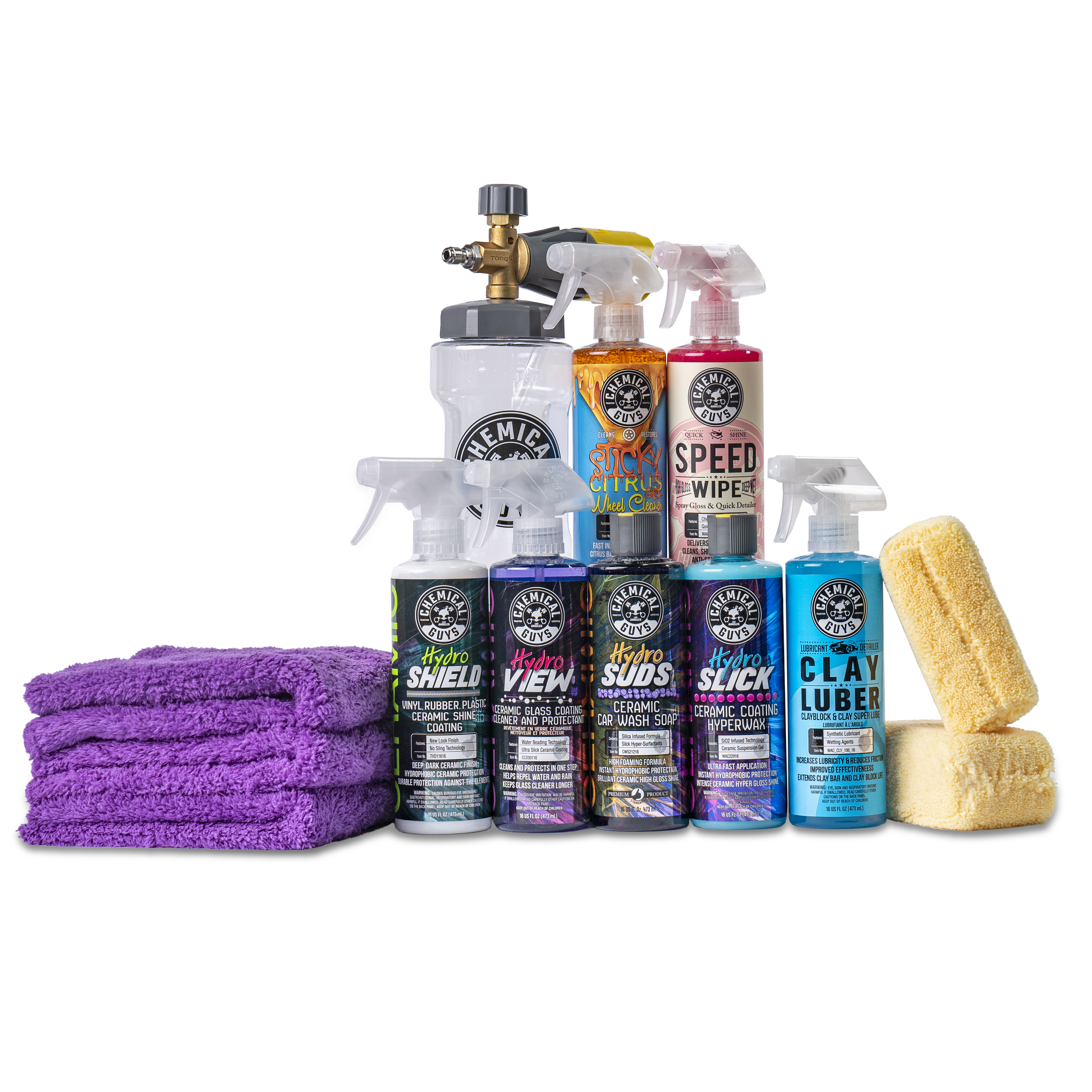 The Hydrophobic Car Wash Ultra Foaming Detailing Kit