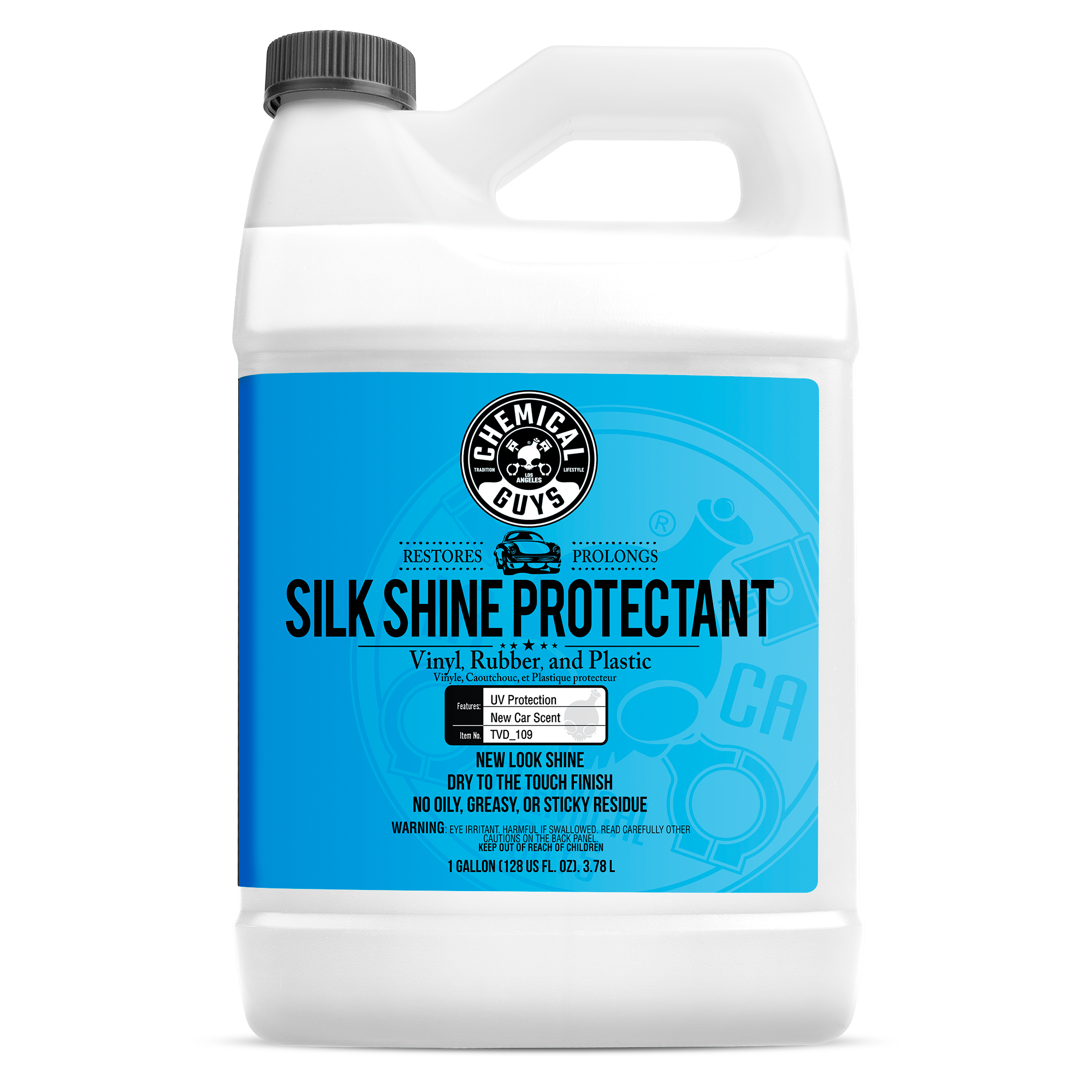 Silk Shine Vinyl. Rubber. Plastic Satin Protectant Dressing